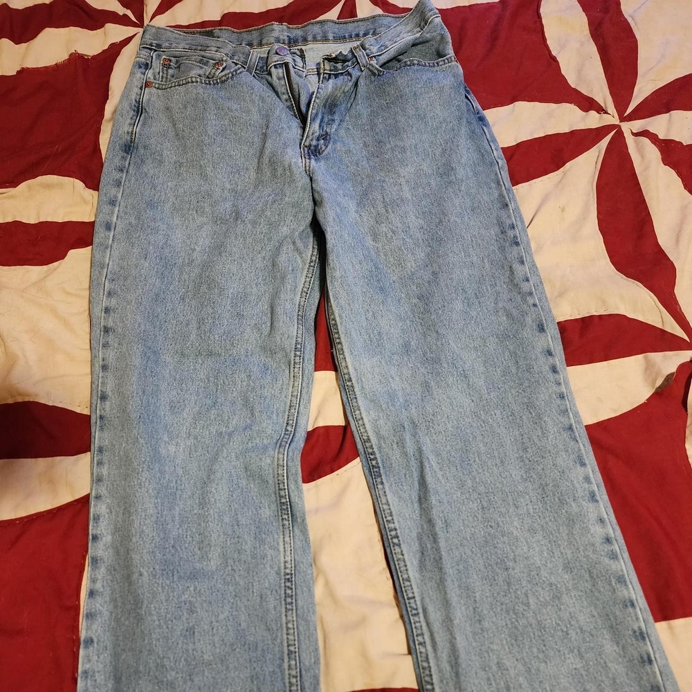 Levi's Blue Straight Leg Jeans Classic Denim